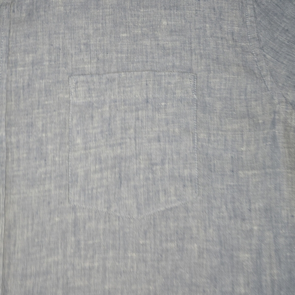 J. Crew | Slim Fit Short-Sleeve Baird McNutt Irish-Linen Blend Mens Casual Shirt - Picture 10 of 15